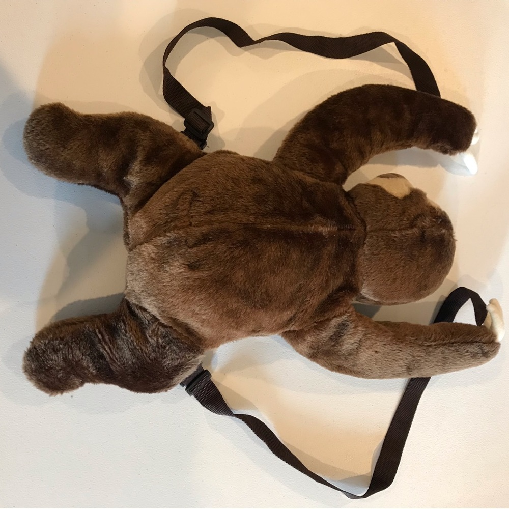 Brown Sloth Backpack - Picture 4 of 6